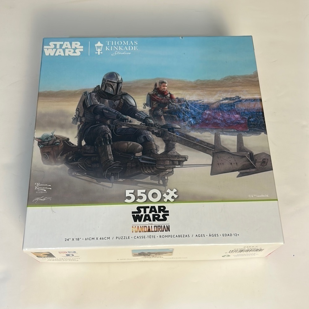 550 Piece Puzzle Star Wars and Thomas Kinkade